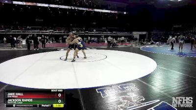 220 lbs Quarterfinal - Jackson Ramos, Vista Del Lago vs Jake Hall, Oak Ridge