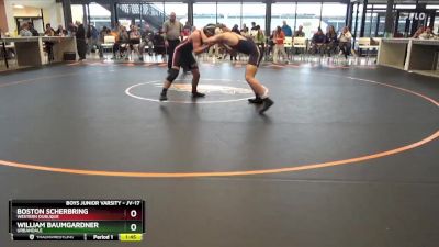 JV-17 lbs Round 3 - Boston Scherbring, Western Dubuque vs William Baumgardner, Urbandale