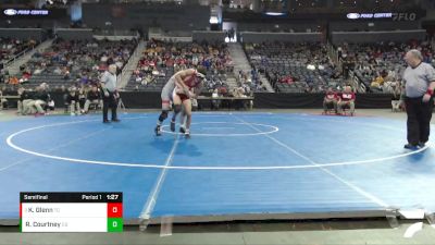 138 lbs Semifinal - Kelby Glenn, Tell City vs Reese Courtney, Center Grove