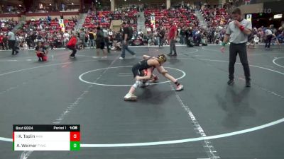 72 lbs Champ. Round 1 - Keyen Taplin, Abilene Kids Wrestling vs Austin Weimer, Frontenac Youth Wrestling Club