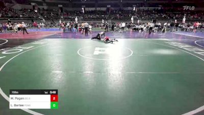 70 lbs Round Of 32 - Michael Pagan, Delsea vs Landon Bartee, Power Half WA