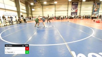 285 lbs Round Of 32 - Alex Ball, PA vs Zachariah Fapuiaki, VA