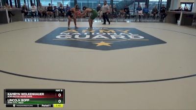 JV-20 lbs Round 4 - Lincoln Bopp, Iowa City, West vs Kamryn Wolkenhauer, Burlington Notre Dame