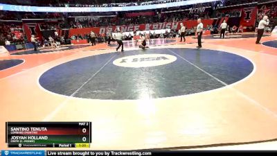 2A 145 lbs Cons. Round 3 - Josyah Holland, Crete (C.-Monee) vs Santino Tenuta, Lombard (Montini)