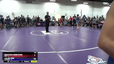 106 lbs Quarters & 1st Wb (16 Team) - Weston Borgers, Ohio vs Michael Klein, Louisiana