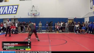 215 lbs Cons. Round 2 - Maxwell Garland, Calvert Hall College vs Odai Morgan, St. Georges