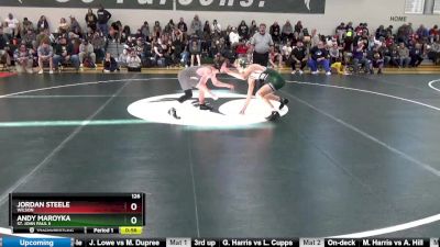 126 lbs Cons. Round 1 - Jordan Steele, Wilson vs Andy Maroyka, St. John Paul II