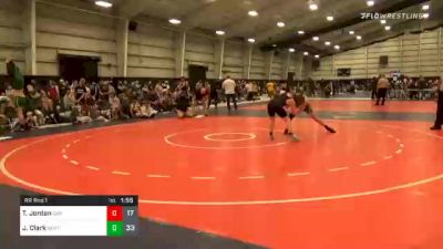 136 lbs Prelims - Tristan Jordan, Carrollton vs Jake Clark, North Hall Jr. Trojans MS