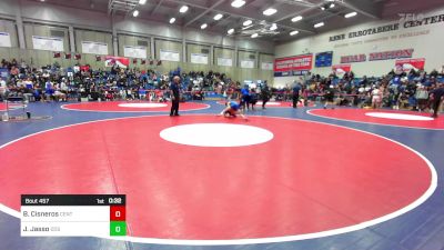 115 lbs Consi Of 16 #2 - Bobby Cisneros, Central vs Jonathan Jasso, Dos Palos