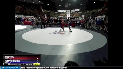 182 lbs Round 2 (16 Team) - Dan Vega, TCWA vs Kymari Rhodes, BAWA