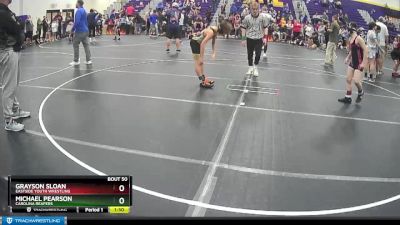 95 lbs Round 5 - Michael Pearson, Carolina Reapers vs Grayson Sloan, Eastside Youth Wrestling