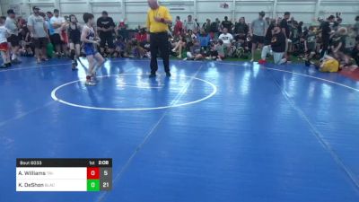 80 lbs Pools - Anze Williams, Tri-State Elite vs Kamden DeShon, Black Iron Society