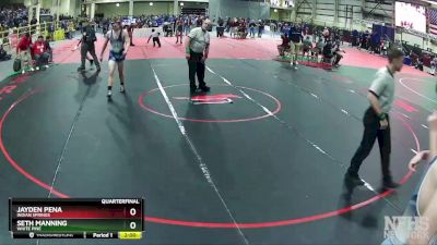 190 lbs Quarterfinal - Jayden Pena, Indian Springs vs Seth Manning, White Pine