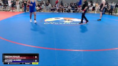 215 lbs Round 5 - Tristan Poulos, Thurston County Wrestling Club vs Antonio Alvarez, Washington