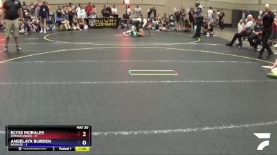 138 lbs Round 1 (4 Team) - Elyse Morales, Untouchables vs Angelaya Burden, BadBass