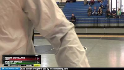 285 lbs Round 5 - Robert Castellano, Eureka vs Jackson Brinker, Cornell College