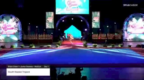 South Naples Trojans [2020 Show Cheer 1- Junior Peewee - Medium Day 1] 2020 Pop Warner National Cheer & Dance Championship