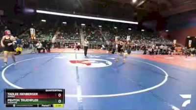 2A-182 lbs Quarterfinal - Tadlee Isenberger, Wright vs Pehton Truempler, Shoshoni