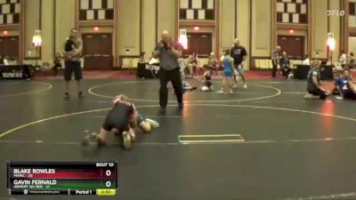 75 lbs Finals (8 Team) - Blake Rowles, MHWC vs Gavin Fernald, Armory WA Red