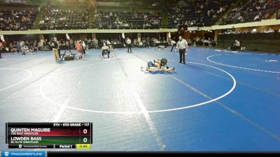 117 lbs Cons. Round 3 - Quinten Maguire, The Best Wrestler vs Lowden Bass, DC Elite Wrestling