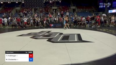 138 lbs Cons Semi - Tanner Frothinger, Idaho vs Maksym Chubenko, Ohio