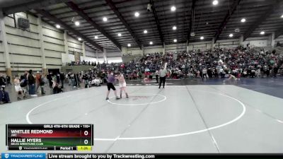 110+ Semifinal - Whitlee Redmond, JWC vs Hallie Myers, Delta Wrestling Club