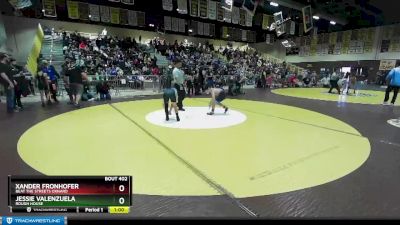 98 lbs Semifinal - Jessie Valenzuela, Rough House vs Xander Fronhofer, Beat The Streets Oxnard