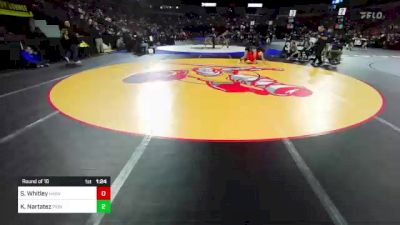 121 lbs Round Of 16 - Skylar Whitley, Harvard Westlake vs Keira Nartatez, Pioneer Valley