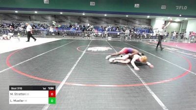 113 lbs Consi Of 64 #1 - Malachi Stratton, DE vs Logan Mueller, WI