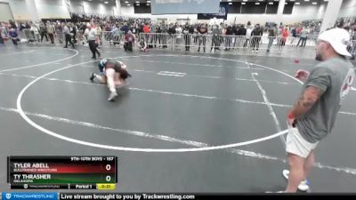 157 lbs Cons. Round 4 - Ty Thrasher, Oklahoma vs Tyler Abell, BullTrained Wrestling