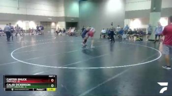 195 lbs Round 2 (6 Team) - Caleb Dickerson, Bandits Wrestling vs Carter Smuck, Iowa Gold