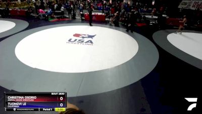 135 lbs Quarterfinal - Christina Osorio, Animal House Wrestling vs Tuongvi Le, California