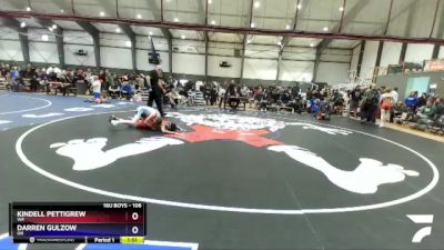 106 lbs Champ. Round 2 - Kindell Pettigrew, WA vs Darren Gulzow, OR