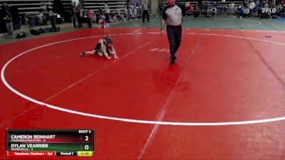 50 lbs Placement (4 Team) - Dylan Vearrier, Paynesville vs Cameron Reinhart, Caledonia/Houston