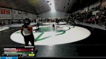 100 lbs Quarters & 1st Wb (16 Team) - Mattilyn Givens, Prosper Rock Hill (Girls) vs Aarna Mulastanam, Lewisville Flower Mound (Girls)