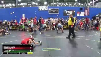 56 lbs Round 3 (4 Team) - Cole Trickel, Olympia vs Teagan Duits, Mat Monsters
