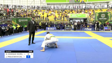 BRUNO HENRIQUE MEIRELES ROCHA vs JOÃO PAULO BAHIA CALDEIRA 2024 Brasileiro Jiu-Jitsu IBJJF