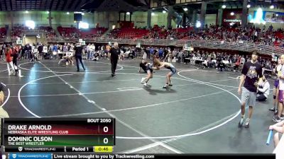 117 lbs Champ. Round 2 - Dominic Olson, The Best Wrestler vs Drake Arnold, Nebraska Elite Wrestling Club