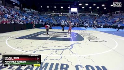 115 lbs Champ. Round 1 - Xitlaly Meraz, Wichita-North vs Aumunique Johnson, Kansas City-Wyandotte