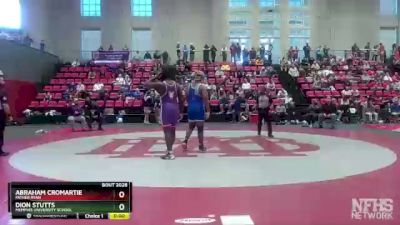 285 lbs Cons. Semi - Abraham Cromartie, Father Ryan vs Dion Stutts, Memphis University School