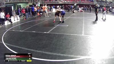 140 lbs Champ. Round 1 - Mykal Robles, Nebraska Wrestling Academy vs Trevan McGee, Norris Wrestling Club