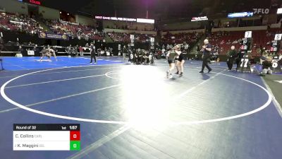 110 lbs Round Of 32 - Caroline Collins, Carlsbad vs Kaiya Maggini, Del Oro