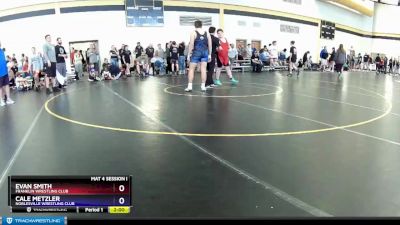 250 lbs 2nd Place Match - Evan Smith, Franklin Wrestling Club vs Cale Metzler, Noblesville Wrestling Club