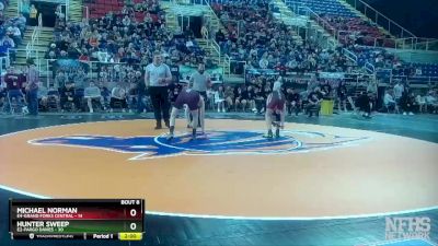 138 lbs Semis & 1st Wb (8 Team) - Michael Norman, E4-Grand Forks Central vs Hunter Sweep, E2-Fargo Davies