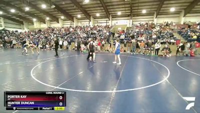 138 lbs Cons. Round 2 - Porter Kay, AZ vs Hunter Duncan, WA