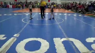 B-60 lbs Quarterfinal - Mikey Butler, NY vs Baylor Perkins, PA