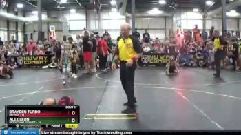 82 lbs Finals (8 Team) - Brayden Turdo, Olympia vs Alex Leon, Untouchables White
