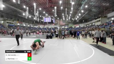 144 lbs Consi Of 16 #1 - Enzo Hernandez, Jefferson vs Jaxon Martinez, Eastside United WC