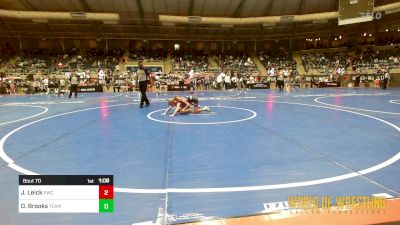 70 lbs Round Of 16 - Jacob Leick, Powerhouse Wrestling Club vs Deacon Brooks, Team Texas