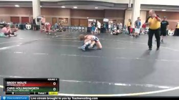 101 lbs Round 3 (6 Team) - Chris Hollingsworth, Steel Valley Renegades vs Brody Wolfe, Haywood Elite